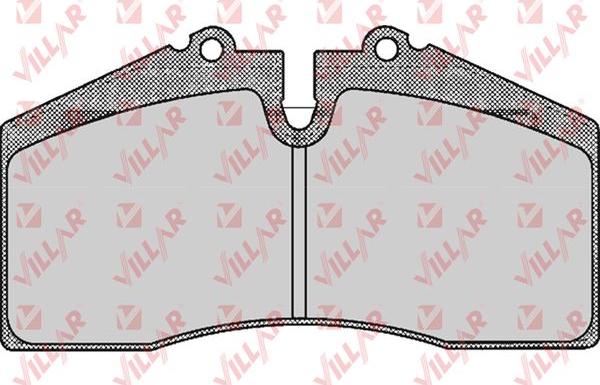 Villar 626.0466 - Комплект спирачно феродо, дискови спирачки vvparts.bg