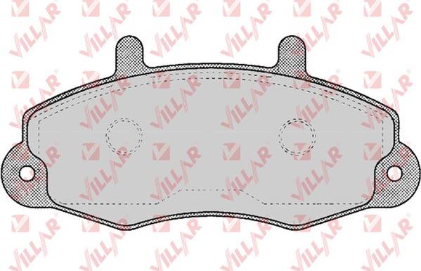 Villar 626.0481 - Комплект спирачно феродо, дискови спирачки vvparts.bg