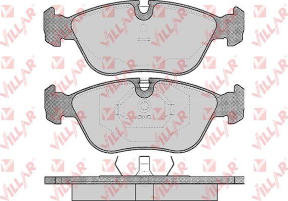 Villar 626.0436 - Комплект спирачно феродо, дискови спирачки vvparts.bg