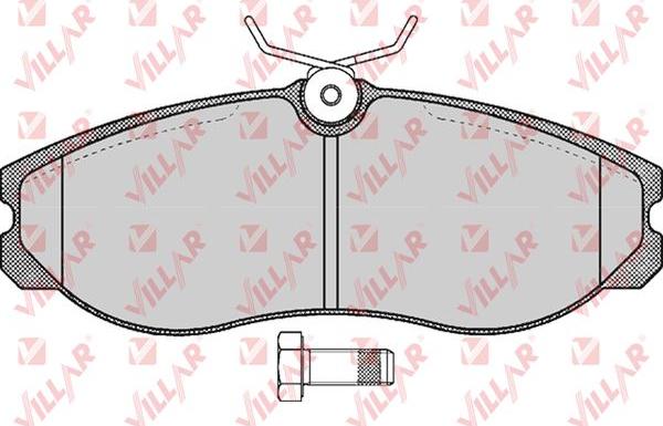 Villar 626.0470 - Комплект спирачно феродо, дискови спирачки vvparts.bg