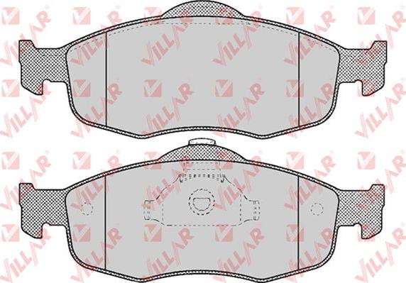 Villar 626.0471 - Комплект спирачно феродо, дискови спирачки vvparts.bg