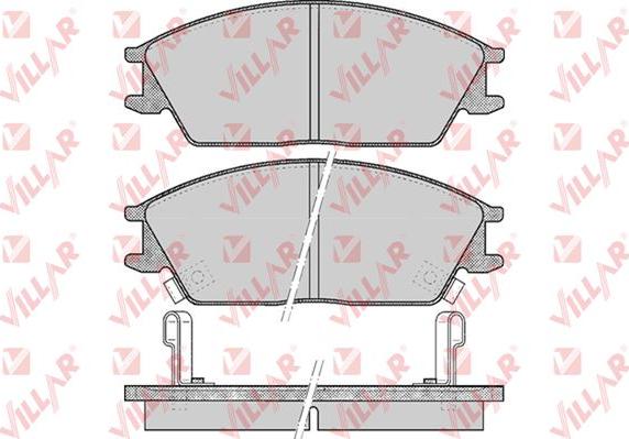 Villar 626.0542 - Комплект спирачно феродо, дискови спирачки vvparts.bg