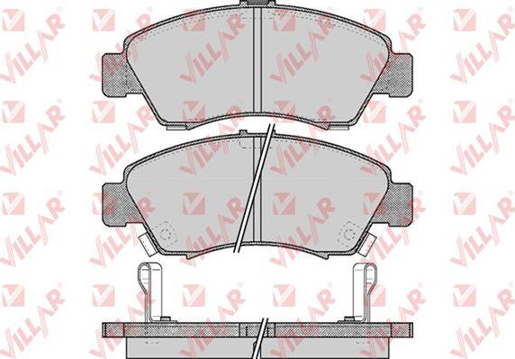 Villar 626.0558 - Комплект спирачно феродо, дискови спирачки vvparts.bg