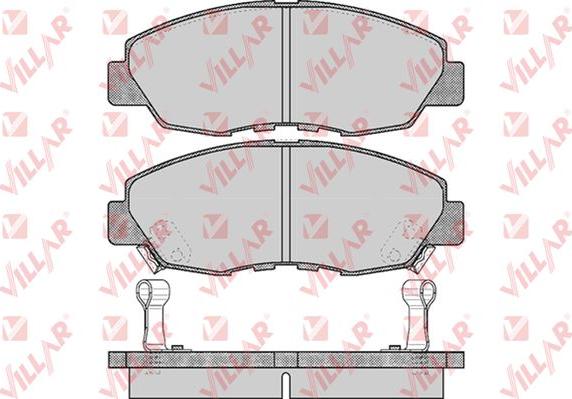 Villar 626.0566 - Комплект спирачно феродо, дискови спирачки vvparts.bg