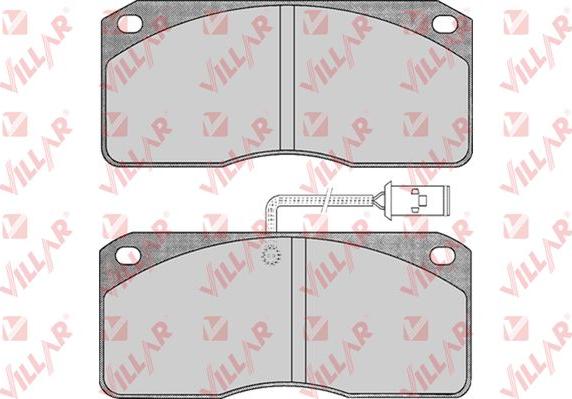 Villar 626.0500 - Комплект спирачно феродо, дискови спирачки vvparts.bg