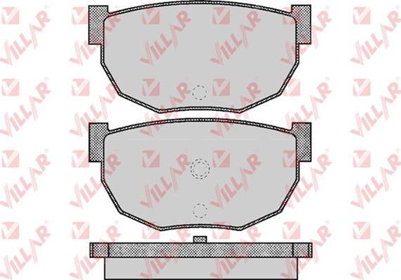 Villar 626.0503 - Комплект спирачно феродо, дискови спирачки vvparts.bg