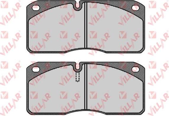 Villar 626.0586 - Комплект спирачно феродо, дискови спирачки vvparts.bg