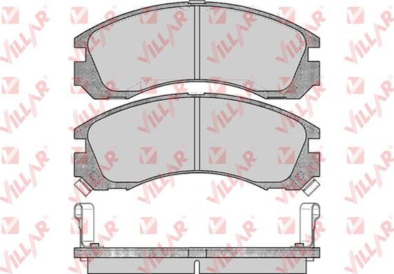 Villar 626.0578 - Комплект спирачно феродо, дискови спирачки vvparts.bg