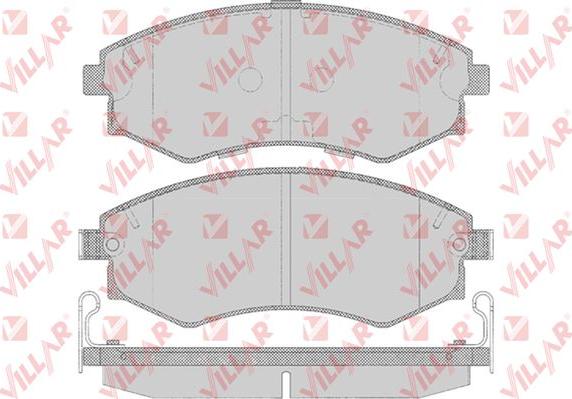 Villar 626.0640 - Комплект спирачно феродо, дискови спирачки vvparts.bg