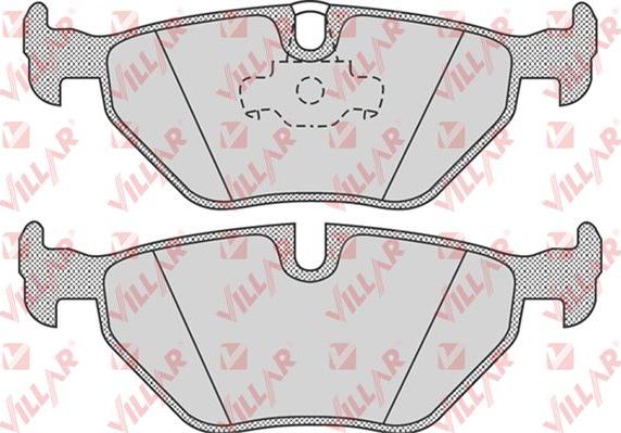 Villar 626.0675 - Комплект спирачно феродо, дискови спирачки vvparts.bg