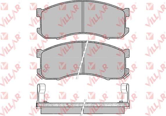 Villar 626.0041 - Комплект спирачно феродо, дискови спирачки vvparts.bg