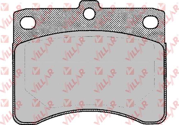 Villar 626.0056 - Комплект спирачно феродо, дискови спирачки vvparts.bg
