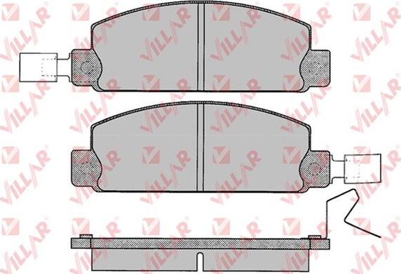 Ferodo FDB1006 - Комплект спирачно феродо, дискови спирачки vvparts.bg