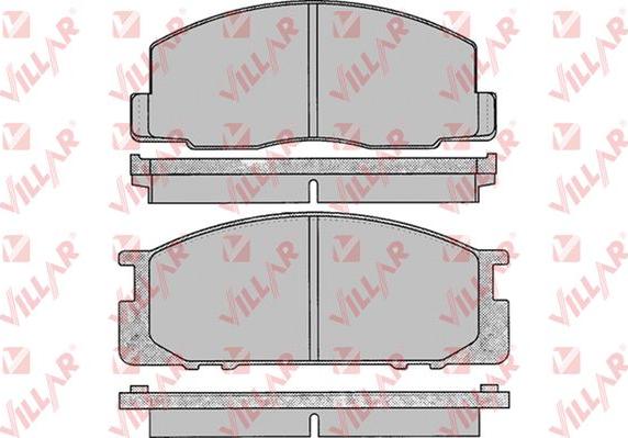 Villar 626.0063 - Комплект спирачно феродо, дискови спирачки vvparts.bg