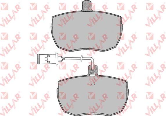 Villar 626.0014 - Комплект спирачно феродо, дискови спирачки vvparts.bg