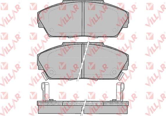 Villar 626.0080 - Комплект спирачно феродо, дискови спирачки vvparts.bg