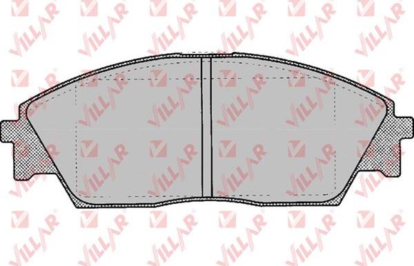 Villar 626.0082 - Комплект спирачно феродо, дискови спирачки vvparts.bg