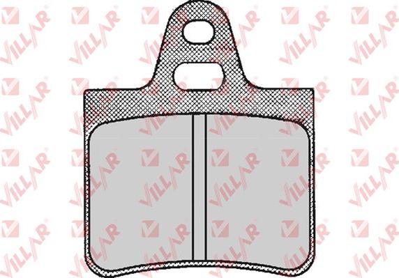Villar 626.0194 - Комплект спирачно феродо, дискови спирачки vvparts.bg