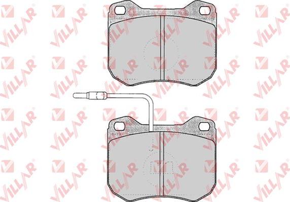 Villar 626.0146 - Комплект спирачно феродо, дискови спирачки vvparts.bg