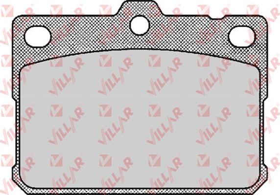 Villar 626.0169 - Комплект спирачно феродо, дискови спирачки vvparts.bg