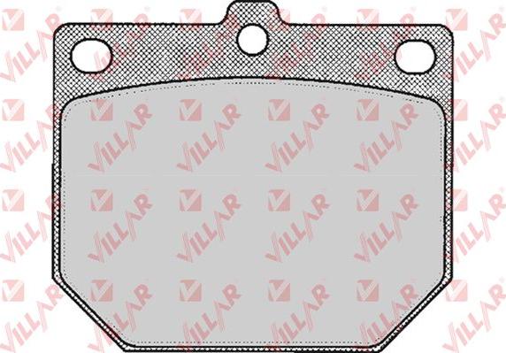 Villar 626.0166 - Комплект спирачно феродо, дискови спирачки vvparts.bg