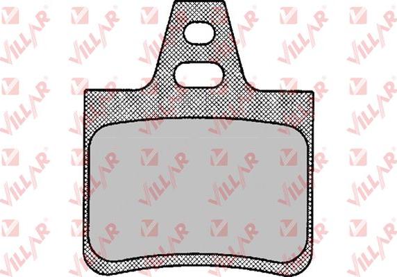Villar 626.0133 - Комплект спирачно феродо, дискови спирачки vvparts.bg