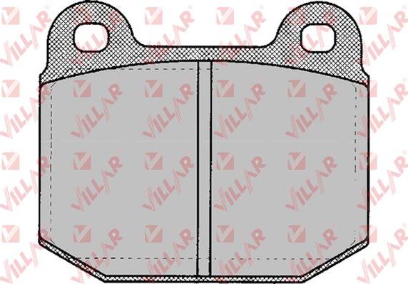Villar 626.0137 - Комплект спирачно феродо, дискови спирачки vvparts.bg