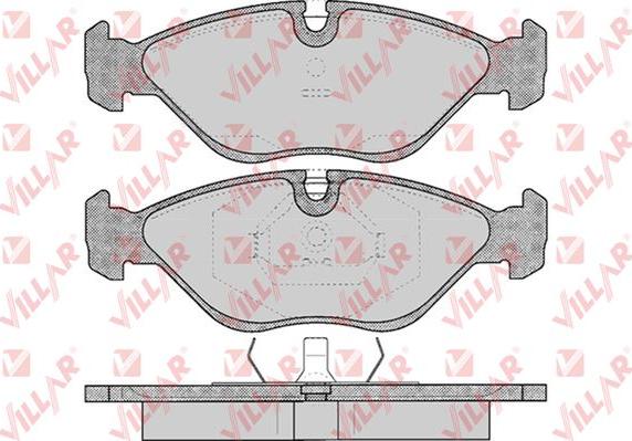 Villar 626.0310 - Комплект спирачно феродо, дискови спирачки vvparts.bg