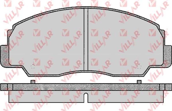 Villar 626.0381 - Комплект спирачно феродо, дискови спирачки vvparts.bg