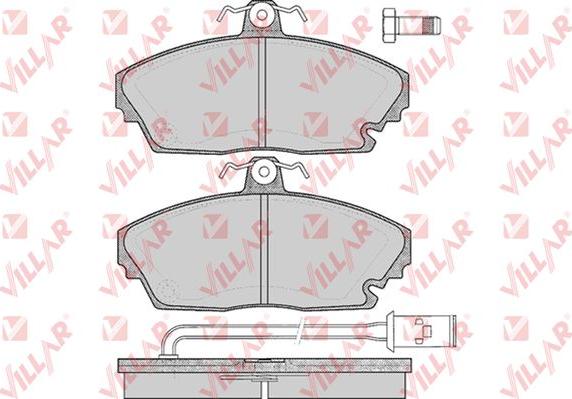 Villar 626.0339 - Комплект спирачно феродо, дискови спирачки vvparts.bg