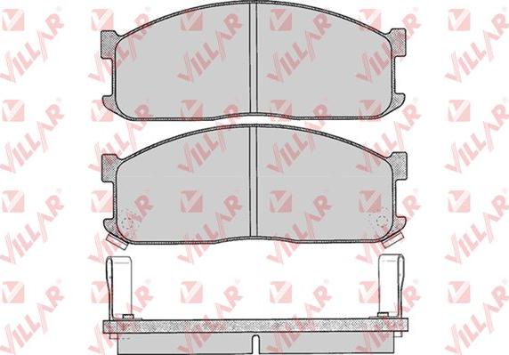 Villar 626.0335 - Комплект спирачно феродо, дискови спирачки vvparts.bg