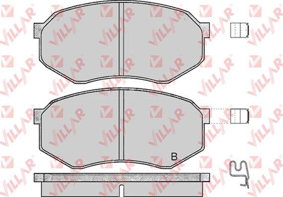 Remsa 14834 - Комплект спирачно феродо, дискови спирачки vvparts.bg