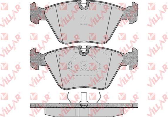 Villar 626.0296 - Комплект спирачно феродо, дискови спирачки vvparts.bg