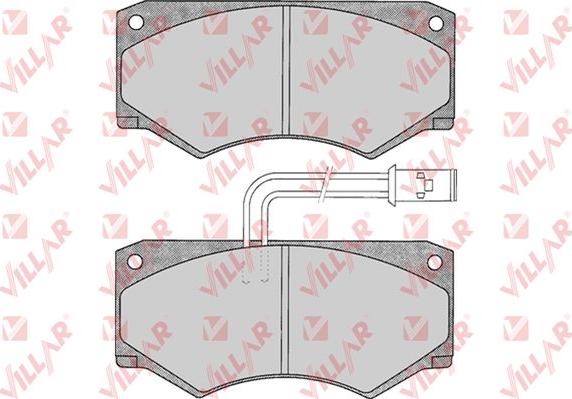 Villar 626.0292 - Комплект спирачно феродо, дискови спирачки vvparts.bg