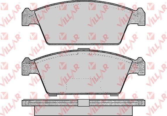 Villar 626.0213 - Комплект спирачно феродо, дискови спирачки vvparts.bg