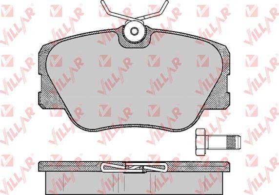 Villar 626.0280 - Комплект спирачно феродо, дискови спирачки vvparts.bg