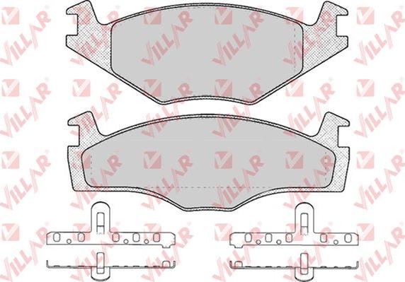 Villar 626.0224 - Комплект спирачно феродо, дискови спирачки vvparts.bg