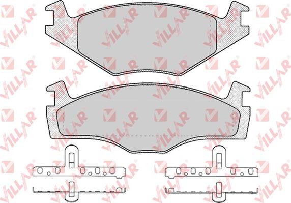 Villar 626.0225 - Комплект спирачно феродо, дискови спирачки vvparts.bg