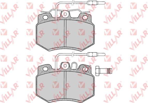 Villar 626.0274 - Комплект спирачно феродо, дискови спирачки vvparts.bg