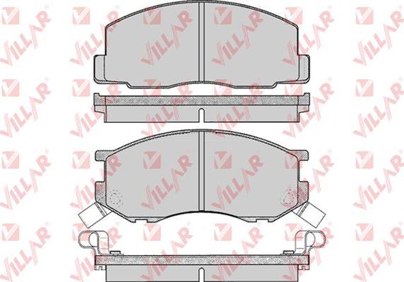 Villar 626.0270 - Комплект спирачно феродо, дискови спирачки vvparts.bg