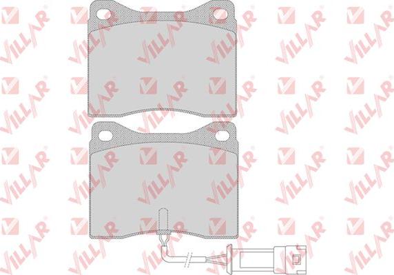 Villar 626.0743 - Комплект спирачно феродо, дискови спирачки vvparts.bg