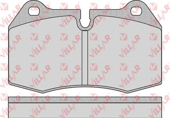 Villar 626.0769 - Комплект спирачно феродо, дискови спирачки vvparts.bg