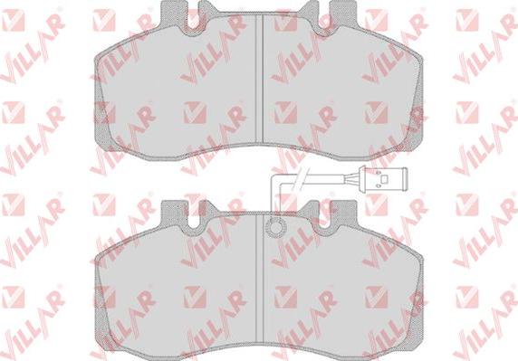 Villar 626.0760 - Комплект спирачно феродо, дискови спирачки vvparts.bg