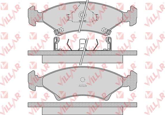 BENDIX DB1335 - Комплект спирачно феродо, дискови спирачки vvparts.bg