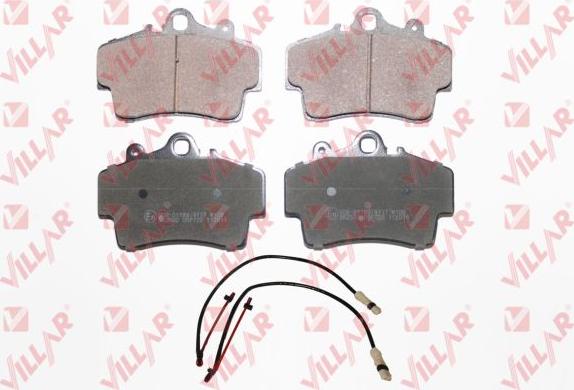 Villar 626.0722A - Комплект спирачно феродо, дискови спирачки vvparts.bg