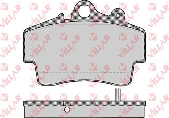 Villar 626.0722 - Комплект спирачно феродо, дискови спирачки vvparts.bg