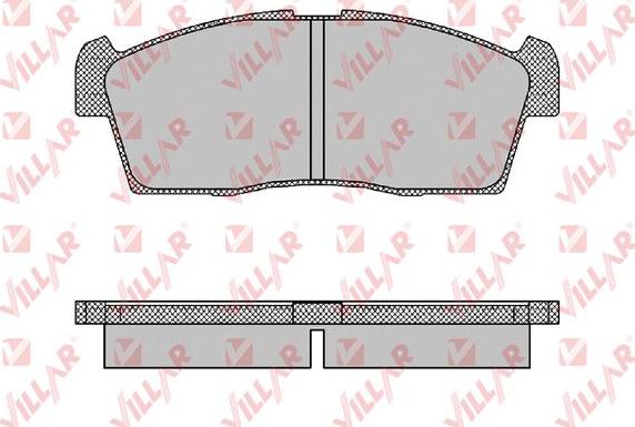 Villar 626.1442 - Комплект спирачно феродо, дискови спирачки vvparts.bg