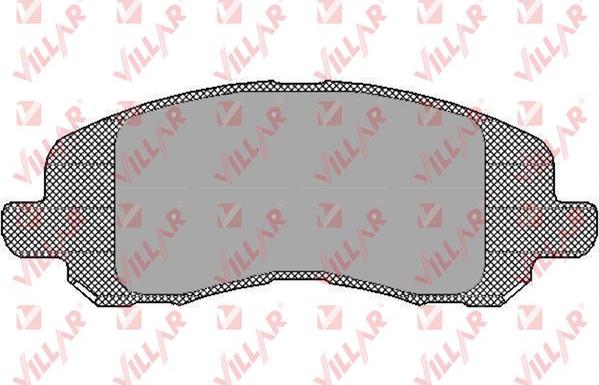 Villar 626.1430 - Комплект спирачно феродо, дискови спирачки vvparts.bg