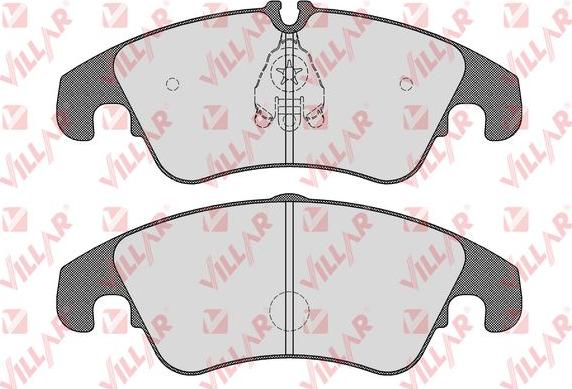 Villar 626.1532 - Комплект спирачно феродо, дискови спирачки vvparts.bg