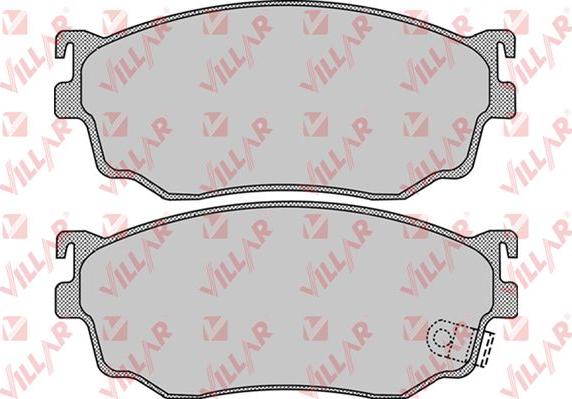 Villar 626.1046 - Комплект спирачно феродо, дискови спирачки vvparts.bg